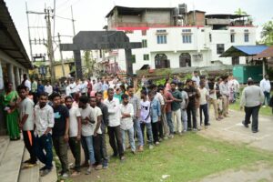 নগাঁও জিলাৰ সাতটা বিধানসভা সমষ্টিত ৮৮ % ভোটদান সম্পন্ন