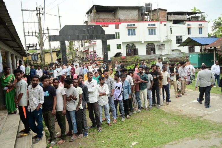 নগাঁও জিলাৰ সাতটা বিধানসভা সমষ্টিত ৮৮ % ভোটদান সম্পন্ন