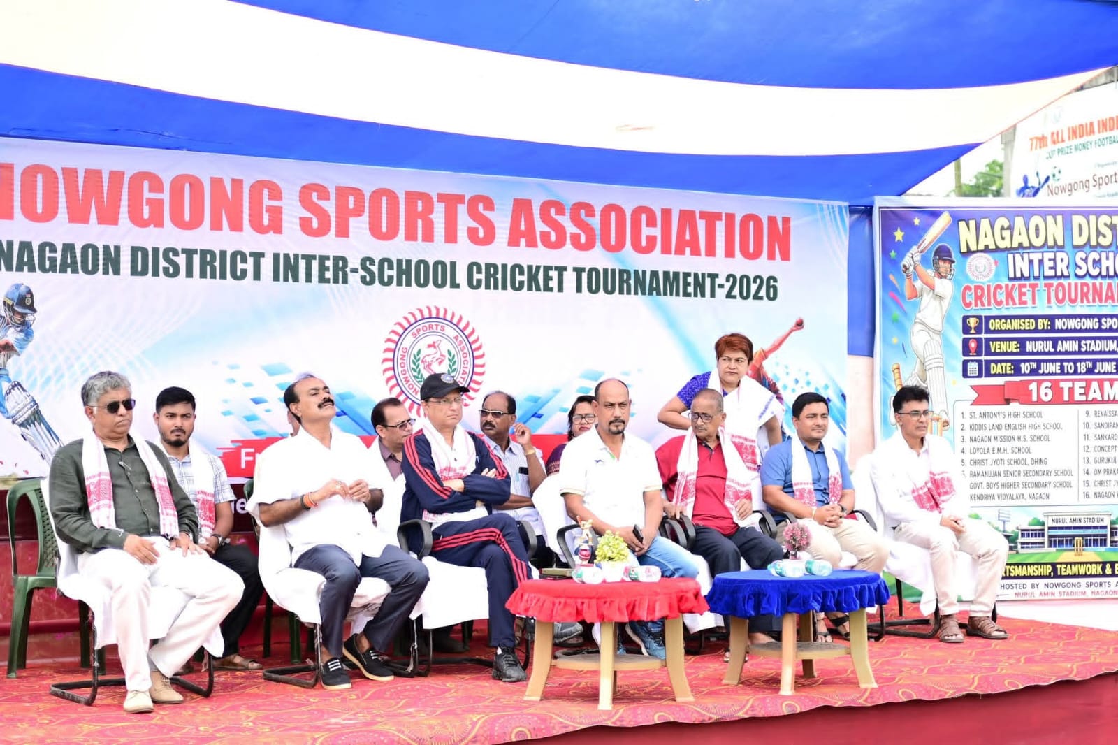 নগাঁৱত আন্তঃস্কুল ক্ৰিকেট প্ৰতিযোগিতা উদ্বোধন কৰে জিলা আয়ুক্তই