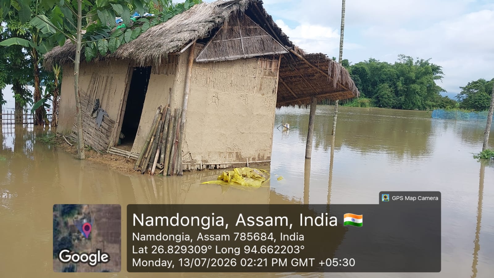 কৃত্ৰিম বানত ককবকাইছে নাজিৰাৰ দেওপানী গোহাঁই চাঙমাইটিং অঞ্চল